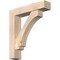 Ekena Millwork Imperial Block Smooth Bracket w/ Offset Brace, Douglas Fir, 7 1/2"W x 34"D x 38"H BKT0806X34X38IMP05SDF - alternate 1